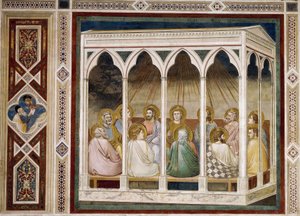 Pentecostés (detalle) de Giotto (c.1266 1337)