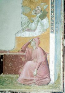 Aparición de San Francisco al Obispo Guido de Asís (detalle) de Giotto (c.1266 1337)