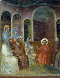 Jesús en el Templo entre los doctores, (detalle) de Giotto (c.1266 1337)