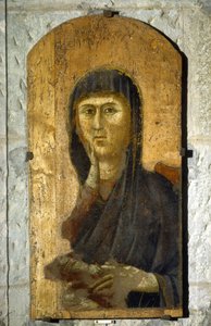 Virgen. Retrato de la Virgen sobre fondo dorado. Pintura de Giotto di Bondone (1267 -1337), hacia 1290. Temple sobre madera. Tamaño: 81,5 x 41 cm. Borgo San Lorenzo, Pieve.
1610 de Giotto (c.1266 1337)