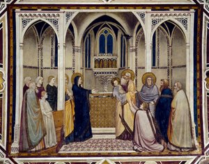 Presentación en el templo de Giotto (c.1266 1337)