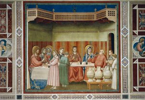 Las bodas de Caná, (detalle) de Giotto (c.1266 1337)