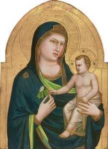 Madonna con niño de Giotto di Bondone