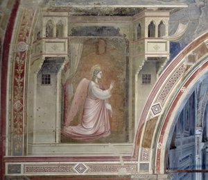 La Anunciación (detalle) de Giotto di Bondone