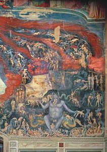 El Juicio Final, detalle del Infierno, 1303-05