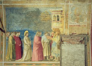 La procesión de bodas de la Virgen, c.1305 (post restauración)