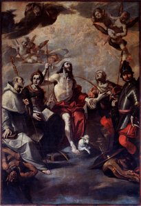 San Juan Bautista, San Jorge, Santa Lucía, Santa Catalina, San Bernardo de Giovacchino Assereto