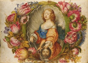 Retrato de la Gran Duquesa Vittoria della Rovere como Judith