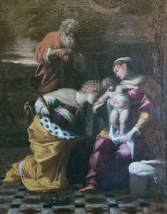 La boda mística de Santa Catalina de Alejandría, hacia 1600