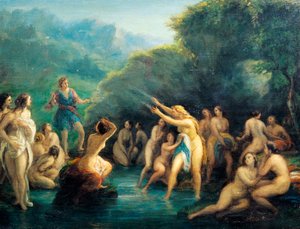 Diana y Acteón de Giovanni Carnovali