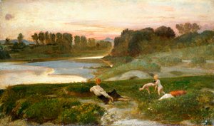 Atardecer en la granja de Giovanni Costa