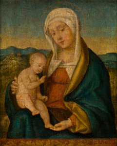 Virgen con el Niño, c.1450-1516 (óleo sobre tabla) de Giovanni (style of) Bellini