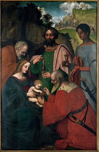 Adoración de los Magos de Giovanni Agostino da Lodi