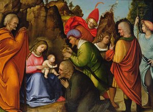 La Adoración de los Magos de Giovanni Agostino da Lodi
