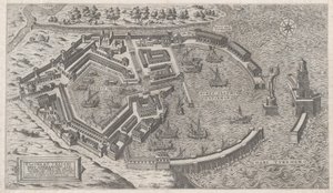 Speculum Romanae Magnificentiae: Puerto de Roma, 1581 de Giovanni Ambrogio Brambilla