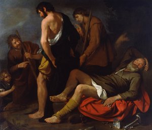 La embriaguez de Noé, 1630-1640 de Giovanni Andrea de Ferrari