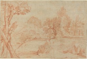 Paisaje clásico de Giovanni Angelo Canini