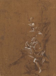 La visión de San Guillermo de Aquitania, finales de 1650 de Giovanni Angelo Canini