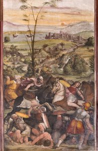 Batalla de Issus de Giovanni Antonio Bazzi Sodoma