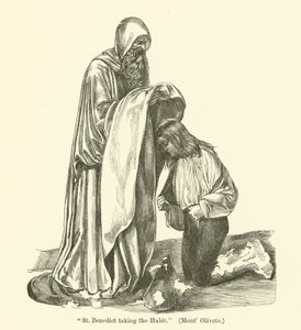 San Benito tomando el hábito de Giovanni Antonio Bazzi Sodoma