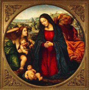 La Sagrada Familia, de Giovanni Antonio Bazzi, conocido como Sodoma (1477-1549) de Giovanni Antonio Bazzi Sodoma
