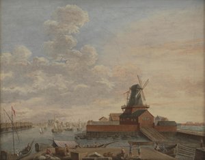 Astilleros navales en Christianshavn de Giovanni Antonio Cesari