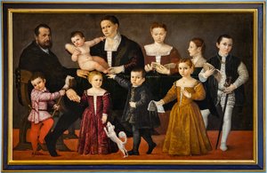 Retrato de la familia Valmarana de Giovanni Antonio Fasolo