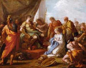 La continencia de Escipión de Giovanni Antonio Pellegrini