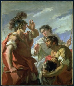César ante Alejandría, 1724-25 de Giovanni Antonio Pellegrini