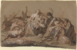 La masacre de los inocentes de Giovanni Antonio Pellegrini