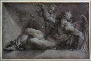 Alegoría del Tiempo de Giovanni Antonio Pordenone