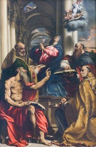 Disputa sobre la Inmaculada Concepción de Giovanni Antonio Pordenone