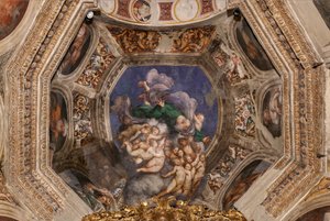 Dios como creador entre los ángeles, c.1529 de Giovanni Antonio Pordenone