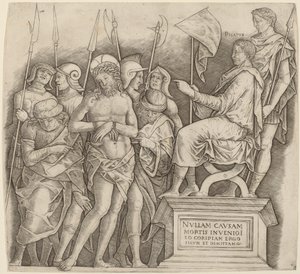Cristo ante Pilato de Giovanni Antonio da Brescia
