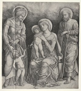 Sagrada Familia con Santa Isabel y el Niño San Juan Bautista