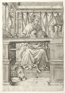 San Jerónimo en su estudio de Giovanni Antonio da Brescia