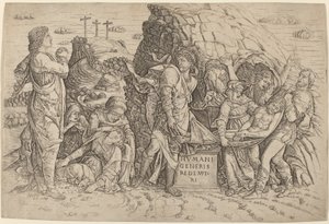 El Entierro de Giovanni Antonio da Brescia, after Andrea Mantegna