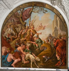Despojos romanos a los pies de Claudio Civilis de Giovanni Antonio de Groot