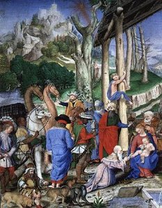 La adoración de los Magos de Giovanni B. Castello