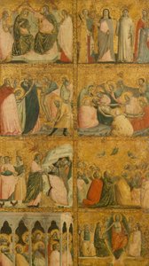 Escenas de la vida de Cristo, mediados de 1340 de Giovanni Baronzio