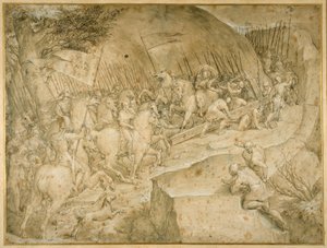El camino al Calvario de Giovanni Battista  Castello