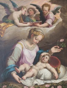 La Virgen de la rosa de Giovanni Battista (1555 1619) Trotti