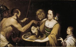 Salomé con la cabeza de San Juan Bautista de Giovanni Battista  Crespi