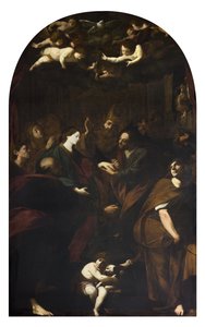 El matrimonio de la Virgen de Giovanni Battista and Gherardini Melchiorre Crespi
