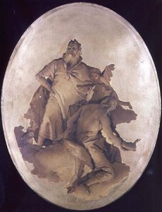 Alegoría del mérito y la prudencia de Giovanni Battista Tiepolo