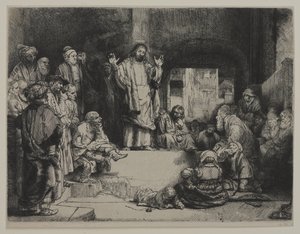 Cristo Predicando (La Petite tombe), c.1652 de Giovanni Battista Tiepolo