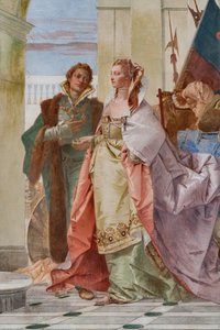 Magnanimidad de Escipión Africano (detalle) de Giovanni Battista Tiepolo