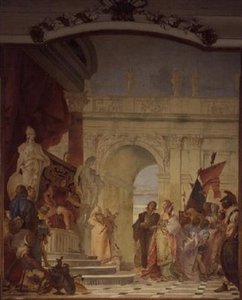 La Magnanimidad de Escipión de Giovanni Battista Tiepolo
