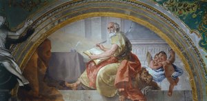 Italia, Bérgamo, Capilla Colleoni, San Marcos Evangelista de Giovanni Battista Tiepolo