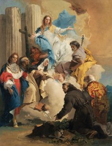 La Virgen con seis santos de Giovanni Battista Tiepolo